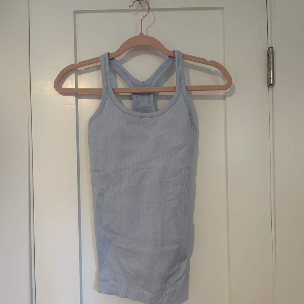 Lululemon Athletica Light Blue Tank Top